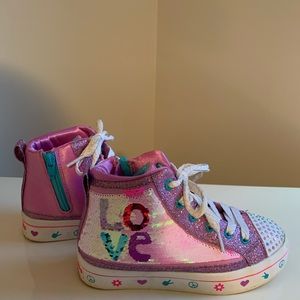 Sketchers Girl’s Multi-Color Sneakers Size 1.5